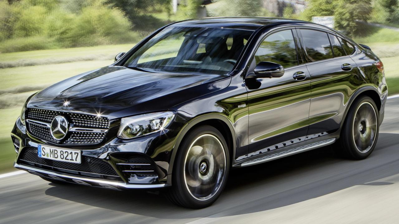 MercedesAMG GLC43 Coupe lowslung sports SUV