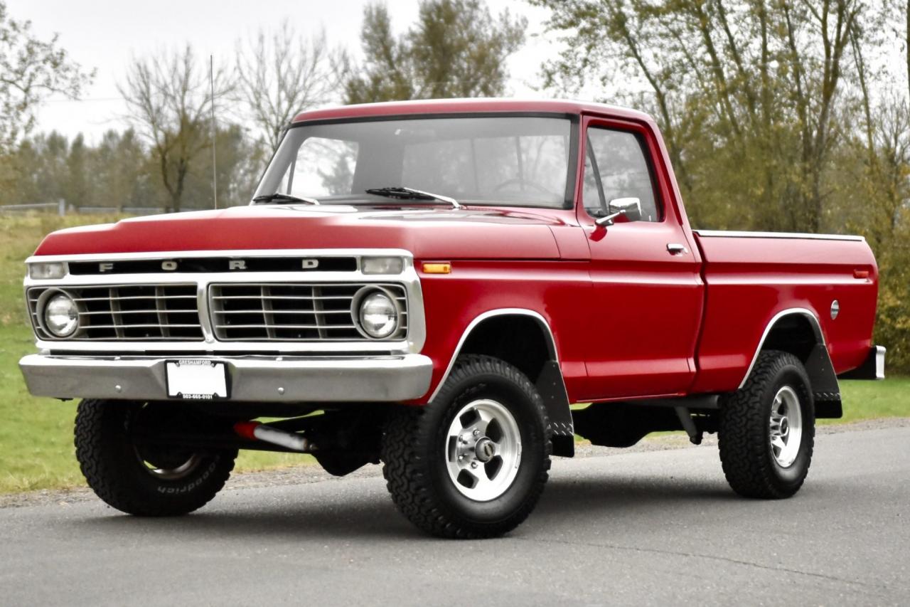 1974 Ford F100 ShortBed 4x4 Pickup for sale on BaT Auctions sold