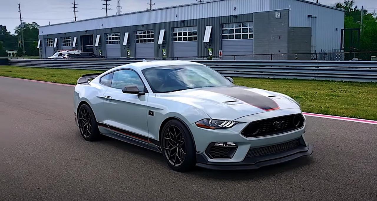 2021 Ford Mustang Mach 1 On the Move with Its Ancestors Is Today’s Dose