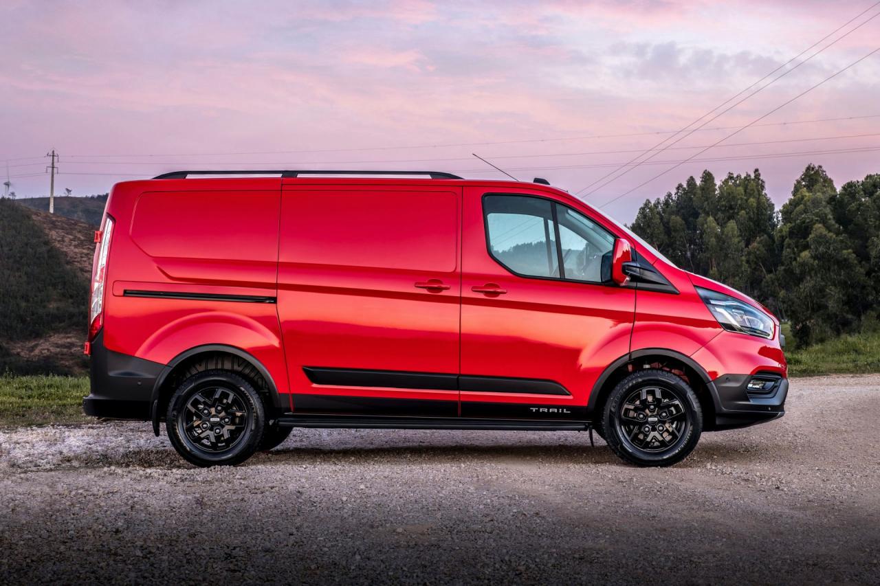 Ford Transit Van Gets Raptor Grille for Rugged New "Trail" Models
